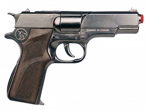 Полицейский пистолет на 8 пистонов, металл (Gonher, 3125/0)